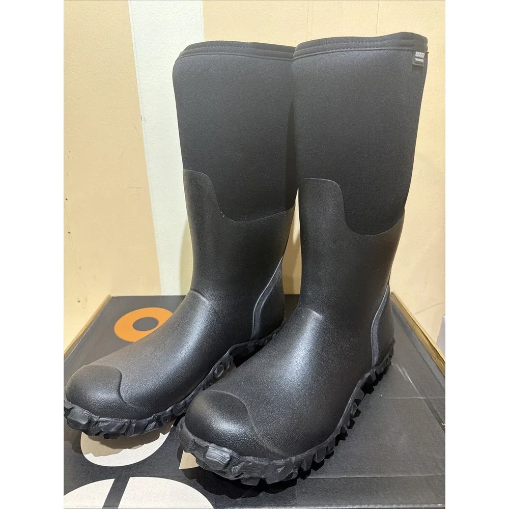 Bogs Outdoor Boots Mens Mesa Waterproof Insulated Slip Black Men's Size 14 M New